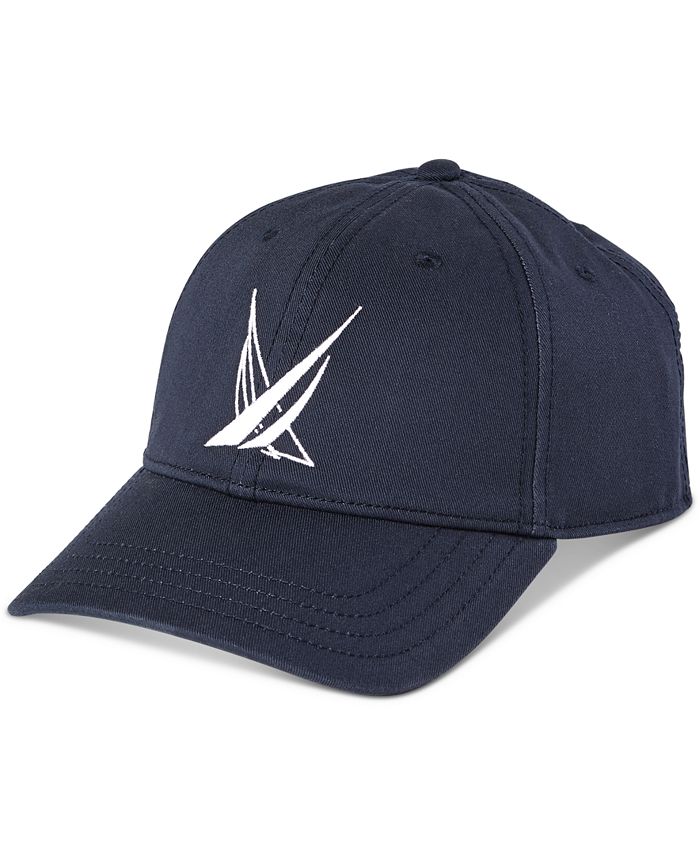Official Nautica Competition Batton Strapback Cap in Black at