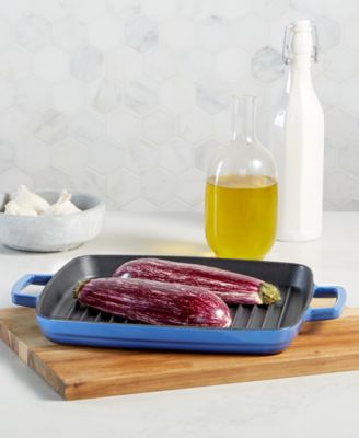 enameled cast iron grill pan