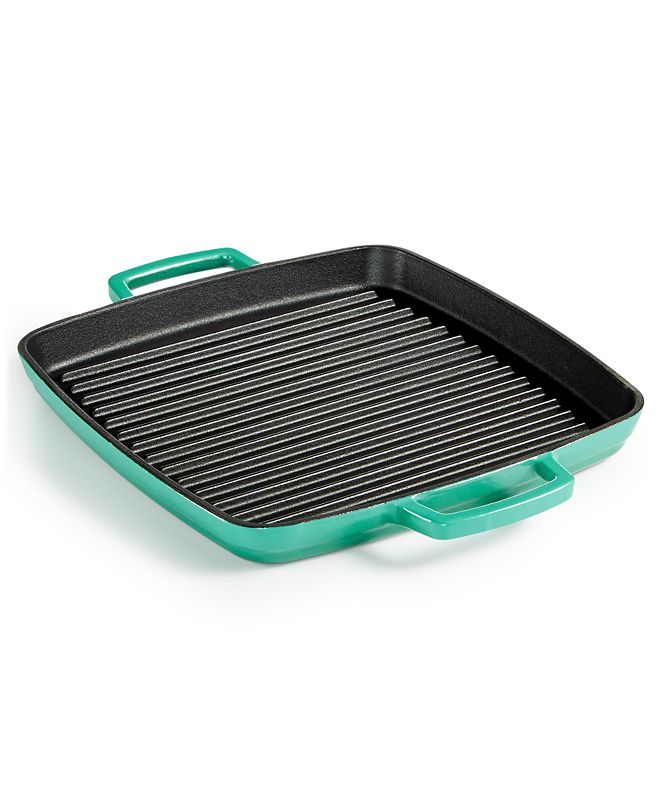 Martha Stewart Collection Enameled Cast Iron 11" Grill Pan, Created for Macy's & Reviews