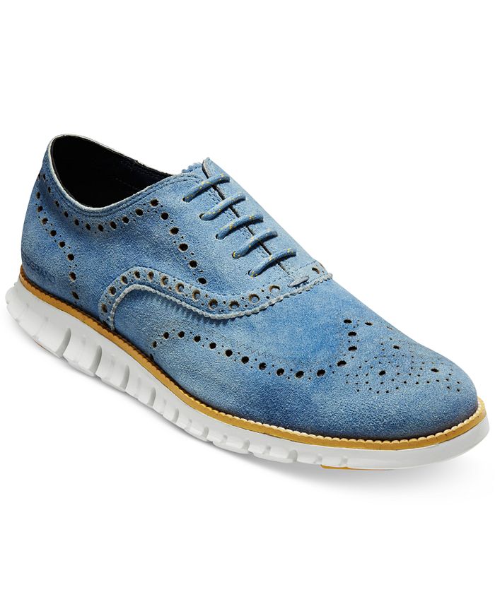 Cole haan mens 2025 blue suede shoes