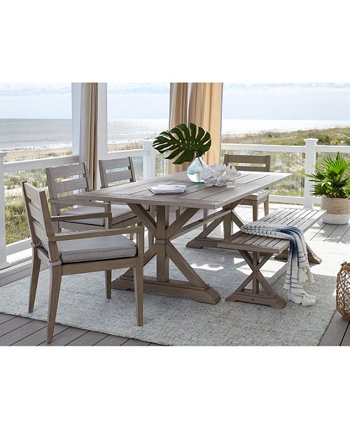 Furniture Hadley Outdoor Dining Collection With Sunbrella