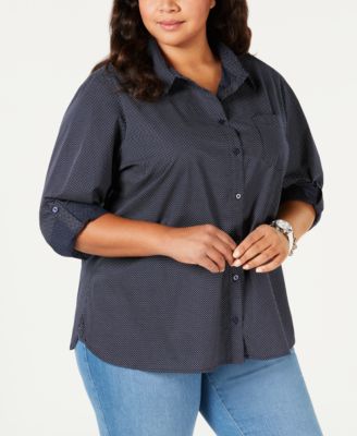 macy's plus size tommy hilfiger