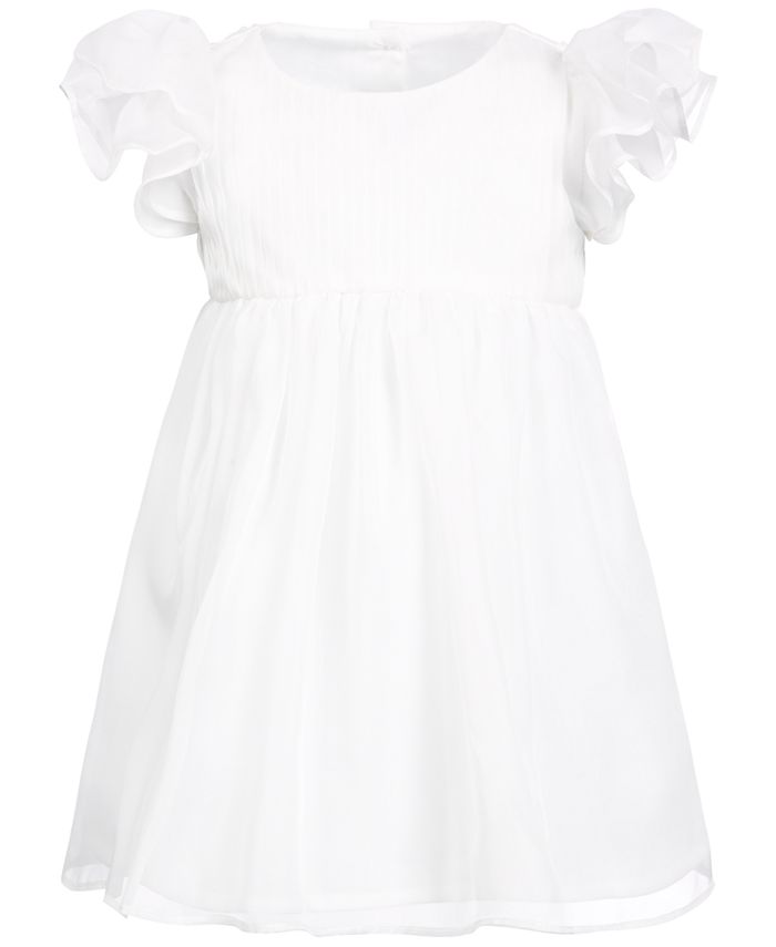 First Impressions Baby Girls Chiffon Dress, Created for Macy's - Macy's