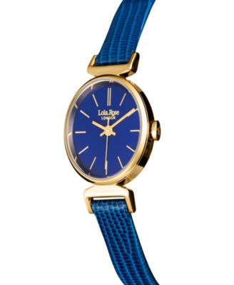 Lola Rose "Truthfulness", Ladies, Blue Lapis Lazuli Genuine Stone Dial Watch, 24 MM