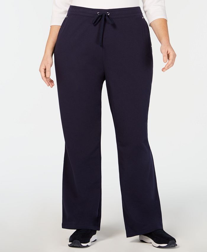 Karen Scott Plus Size Drawstring Pants, Created for Macy's - Macy's