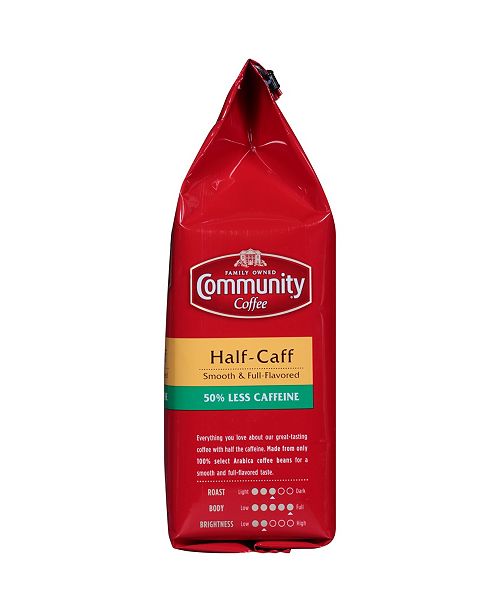 Community Coffee Half Caff MediumDark Roast Premium Ground Coffee, 12 Oz 6 Pack & Reviews