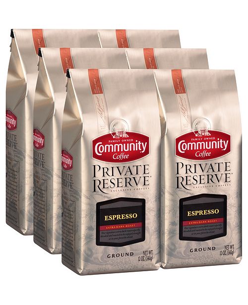 Community Coffee Private Reserve Espresso Extra Dark Roast