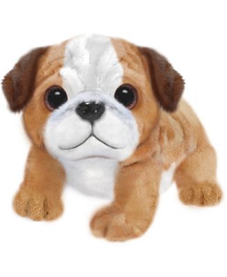 First and Main - Wuffles Pug Plush Dog, 7 Inches Sitting