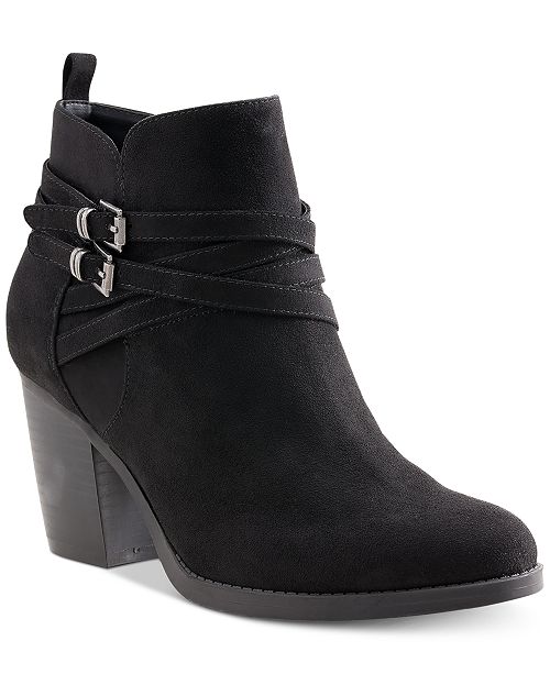 Style & Co Annjia Booties, Created for Macy's & Reviews - Boots - Shoes ...