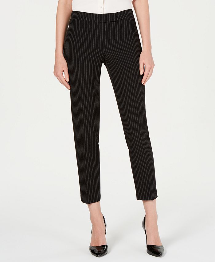 Anne klein striped pants shop
