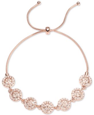 Crystal Halo Slider Bracelet