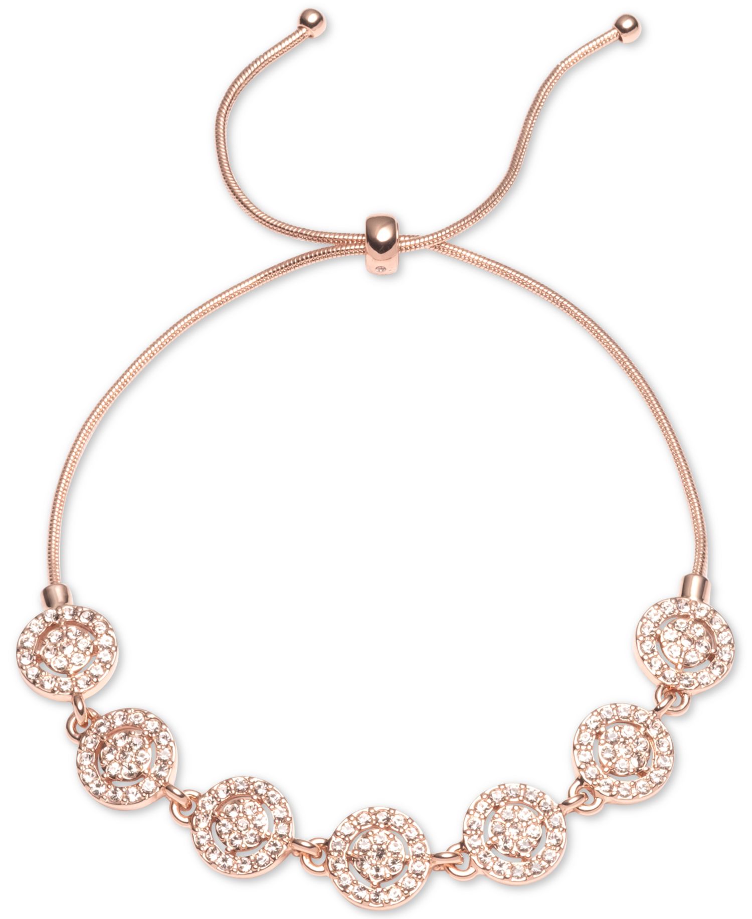 Crystal Halo Slider Bracelet