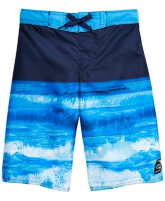 Laguna - Big Boys Ocean-Print Swim Trunks