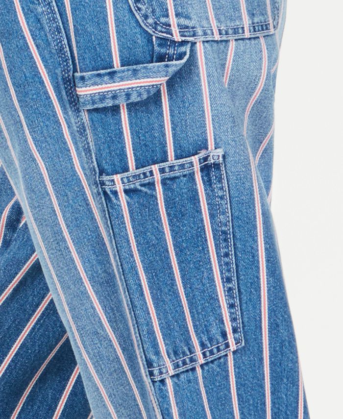dickies striped carpenter pants