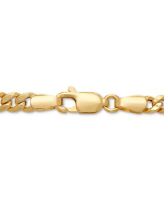 Lightweight Curb Link 22" Chain Necklace in 14k Gold