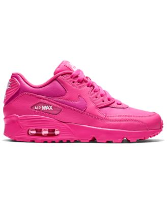 Nike Girls' Air Max 90 Leather Running 