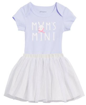 First Impressions Baby Girls Bunny Bodysuit and Tutu Separates, Created for Macy's 