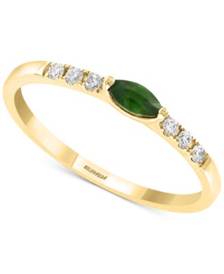 EFFY&reg; Ruby (1/6 ct. t.w.) and Diamond (1/10 ct. t.w.) Ring in 14k Rose Gold (Also available in  Tsavorite)