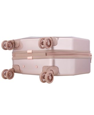 Macy's kensie 3 Piece Gemstone 8-Wheel Hardside Luggage Set