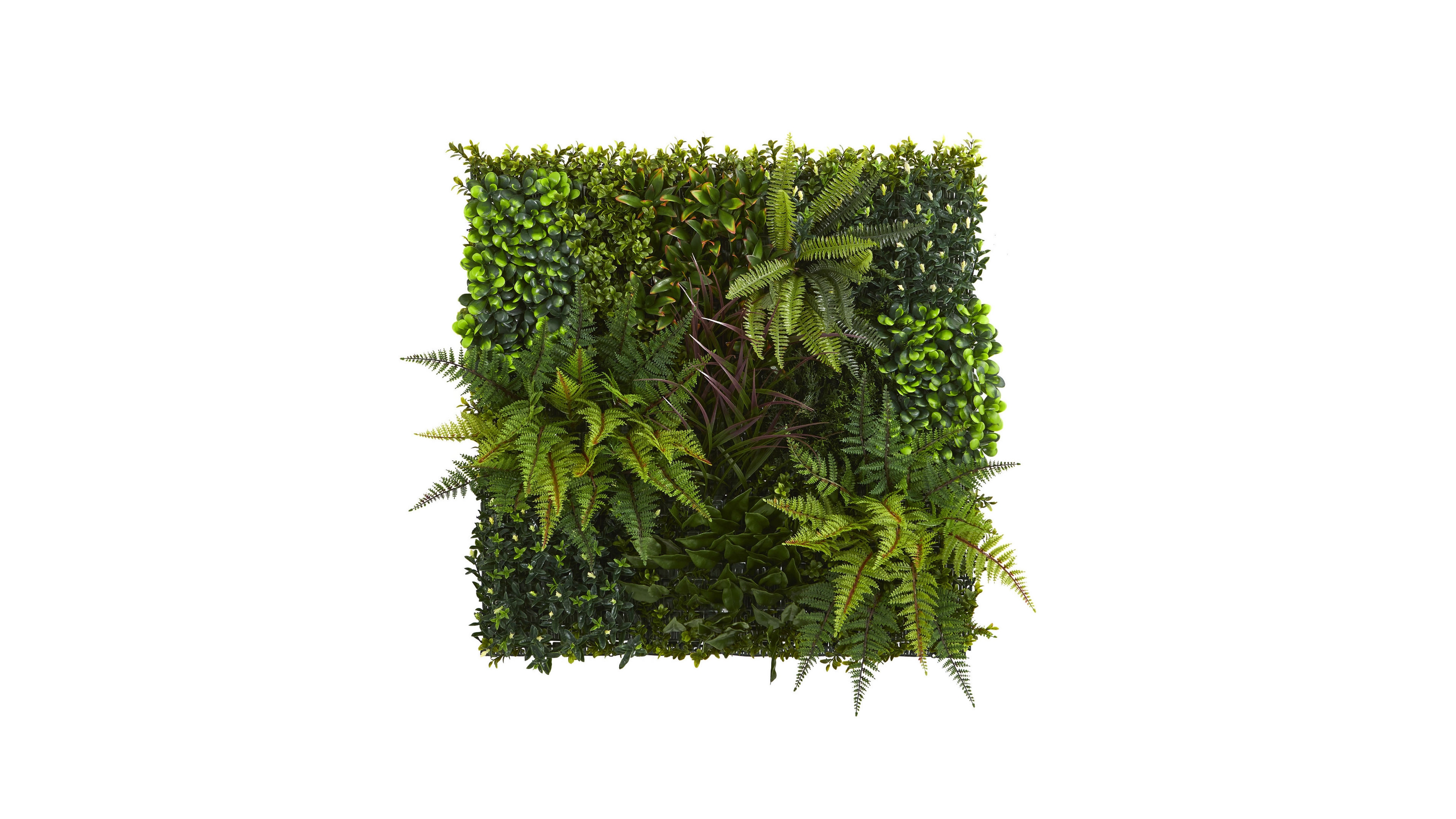 Nearly Natural Artificial Living Wall Uv Resistant