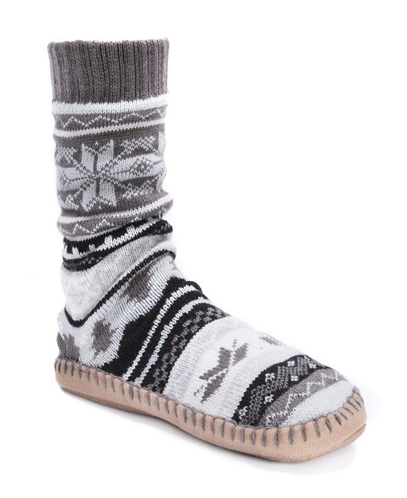 men's muk luk slipper socks