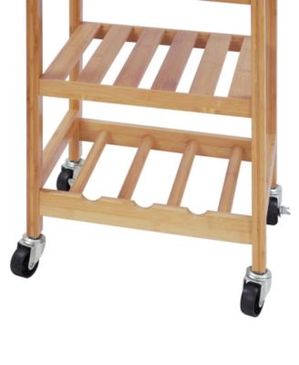 Bamboo Kitchen Trolley