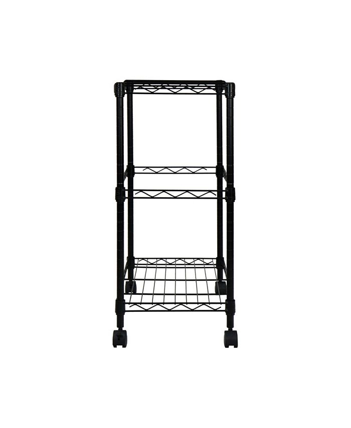 Oceanstar Portable 2Tier Metal Rolling File Cart Macy's