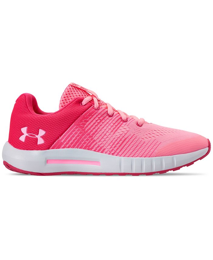 Under Armour Girls' Pursuit Athletic Sneakers from Finish Line - Macy's