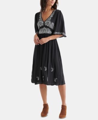 rebecca taylor dot embroidered dress