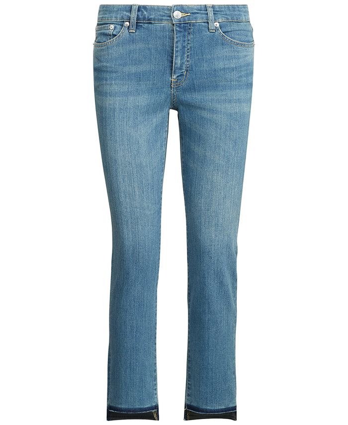 Lauren Ralph Lauren Premier Straight Ankle Jeans - Macy's