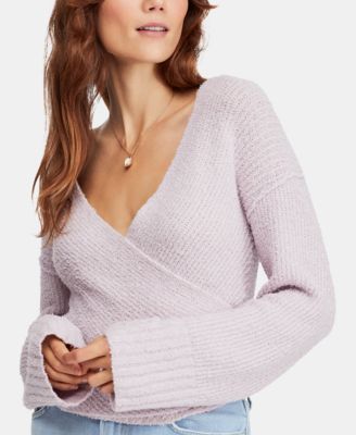 Free people wrap sweater best sale