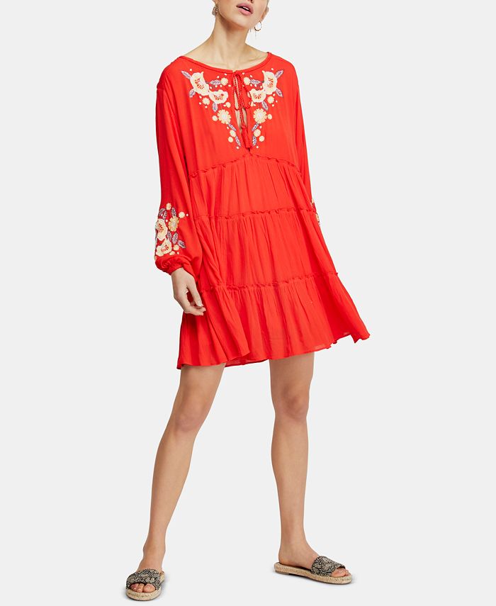 Free people spell on hot sale you embroidered keyhole dress