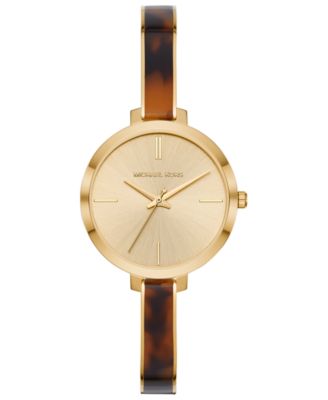 michael kors women's tortoise watch