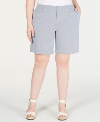Tommy Hilfiger Plus Size Hollywood Chino Shorts, Created for Macy's ...