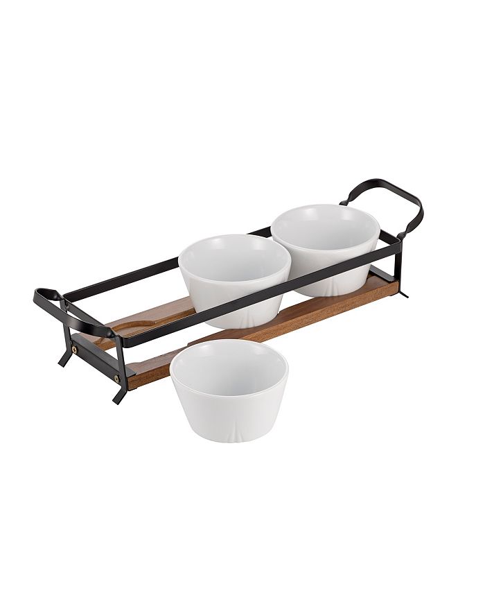 over&back Gatherings 3 Bowl Handled Server Macy's