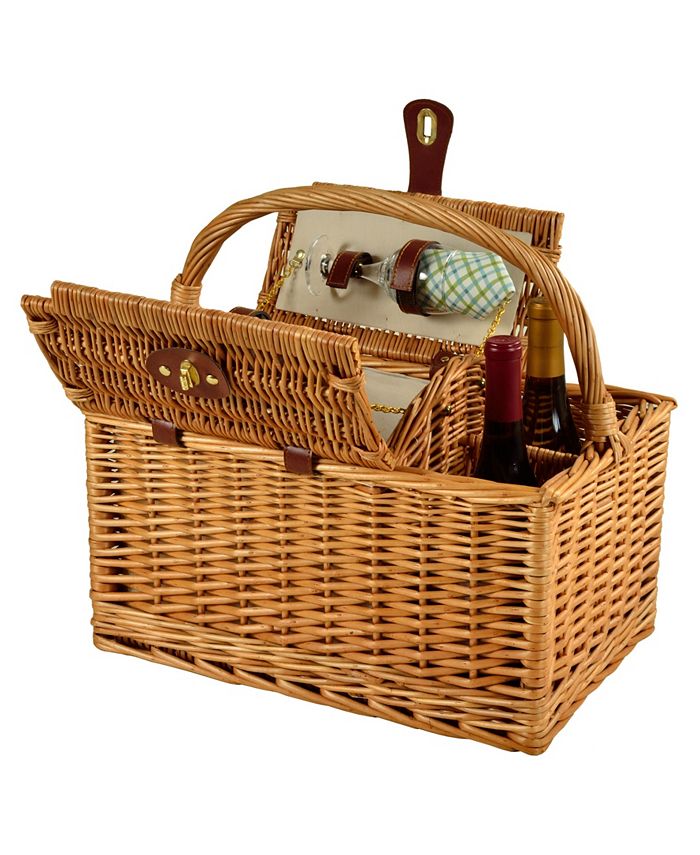 Picnic At Ascot Vineyard Willow Wine, Picnic Basket with service for 2