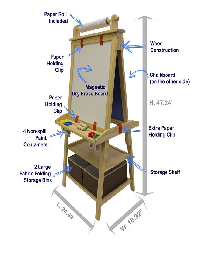 RBO LLC/LITTLE PARTNERS Deluxe Art Easel Macy's