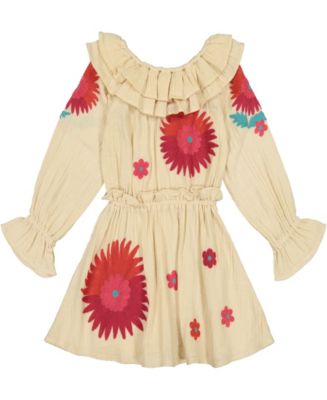 Masala Baby Girls Organic Cotton Aara Dress - Macy's