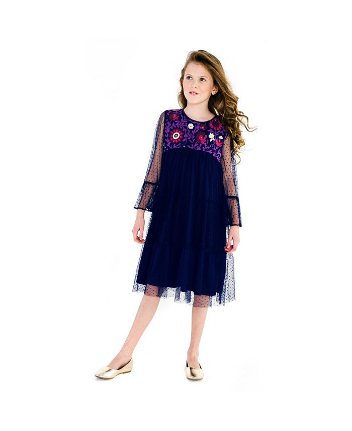 Masala Baby Girls Tulle Gyspy Dress - Macy's