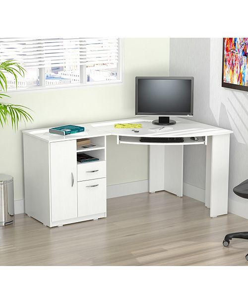 Inval America Corner Computer Desk & Reviews - Furniture ...