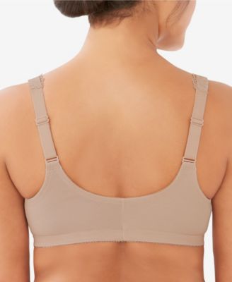 Women's Full Figure Plus Size Wonderwire Front Close Stretch Lace Bra 9245