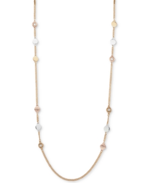 image of Dkny Tri-Tone Crystal & Logo Disc 42