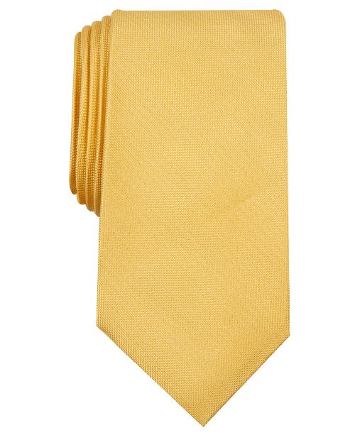 Club Room Men's Solid Tie, Created for Macy's & Reviews - Ties & Pocket ...