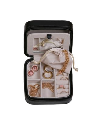 Dana Faux Leather Jewelry Box
