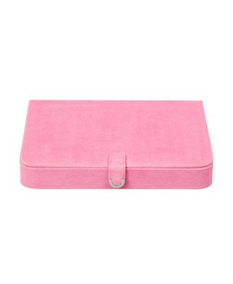 Cameron Plush Fabric Jewelry Box with Thirty-Five Sections