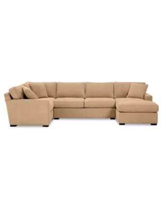 Radley 4-Pc. Fabric Chaise Sectional Sofa with Corner Piece, Created for Macy's