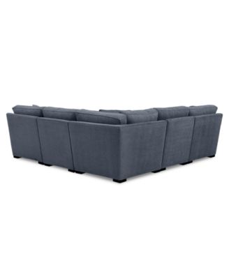 Radley Fabric 5-Pc. Sectional Sofa with Corner Piece, Created for Macy's