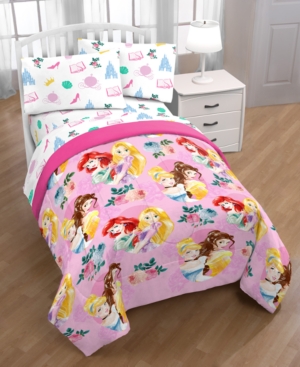 Disney Princess Princess Sassy Full 5 Piece Comforter Set Bedding In Pink