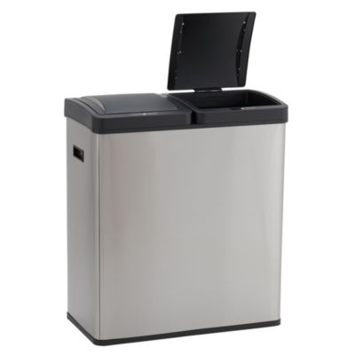 Household Essentials Stainless Steel Hunter Recycle Sensor Bin