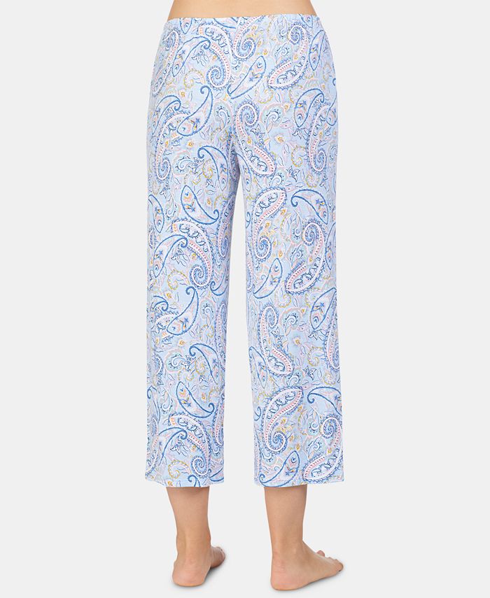 Ellen Tracy Printed Knit Pajama Pants - Macy's